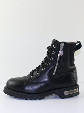 Red Wing Black Leather Zip Ankle Women Boots (EU 37.5 / 7 US)